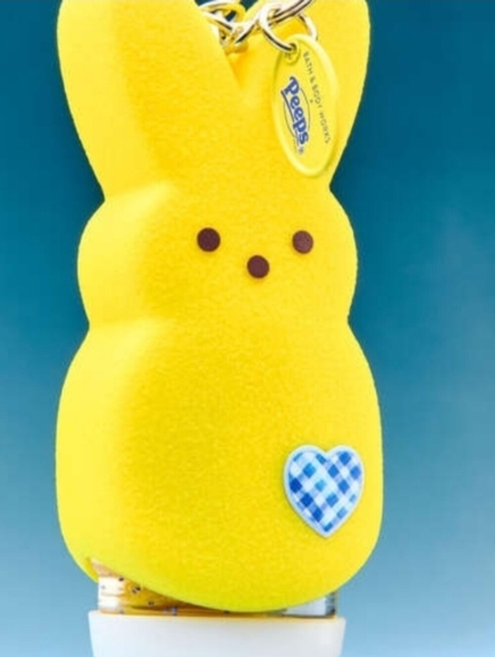 PEEPS X Bath & Body Works Bunny Keychain Pocketbac Holder SOLDOUT EVERYWHERE - Picture 4 of 7